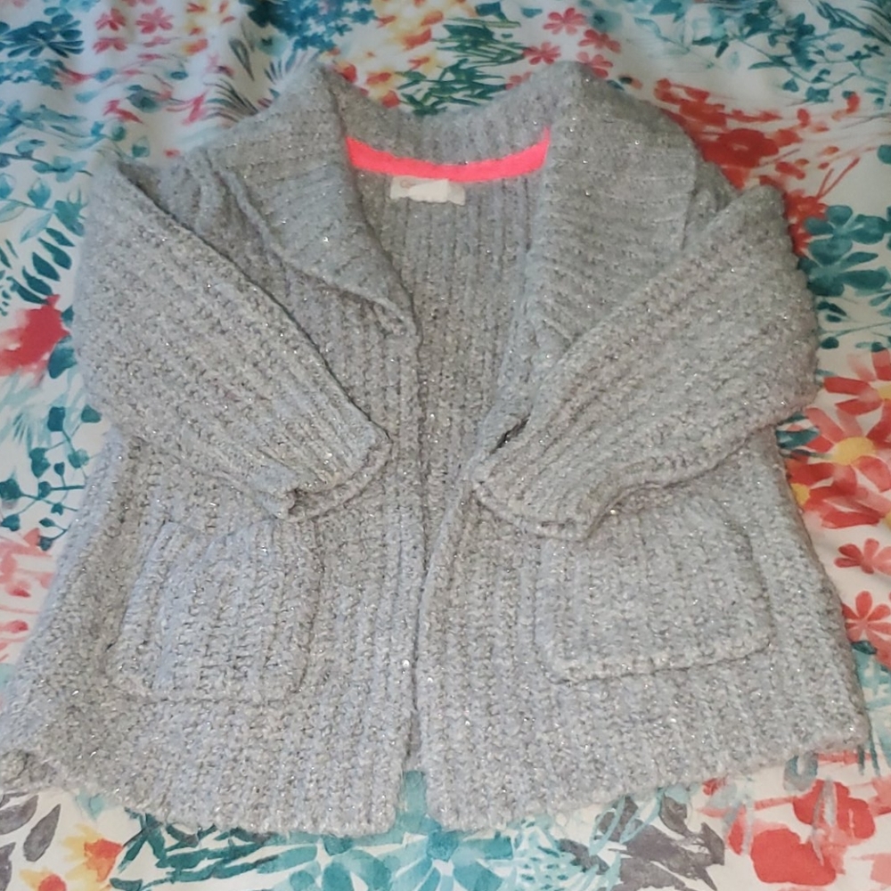 Cat and Jack soft sparkly Gary sweater